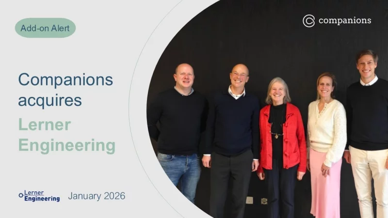 Lerner Engineering werd verkocht aan de Netforce Group van investeerder Companions